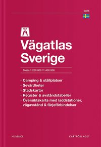 bokomslag Sweden 2025 road atlas