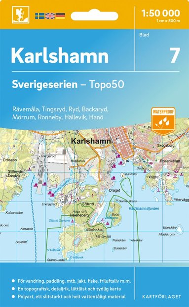 bokomslag 7 Karlshamn Sverigeserien Topo50