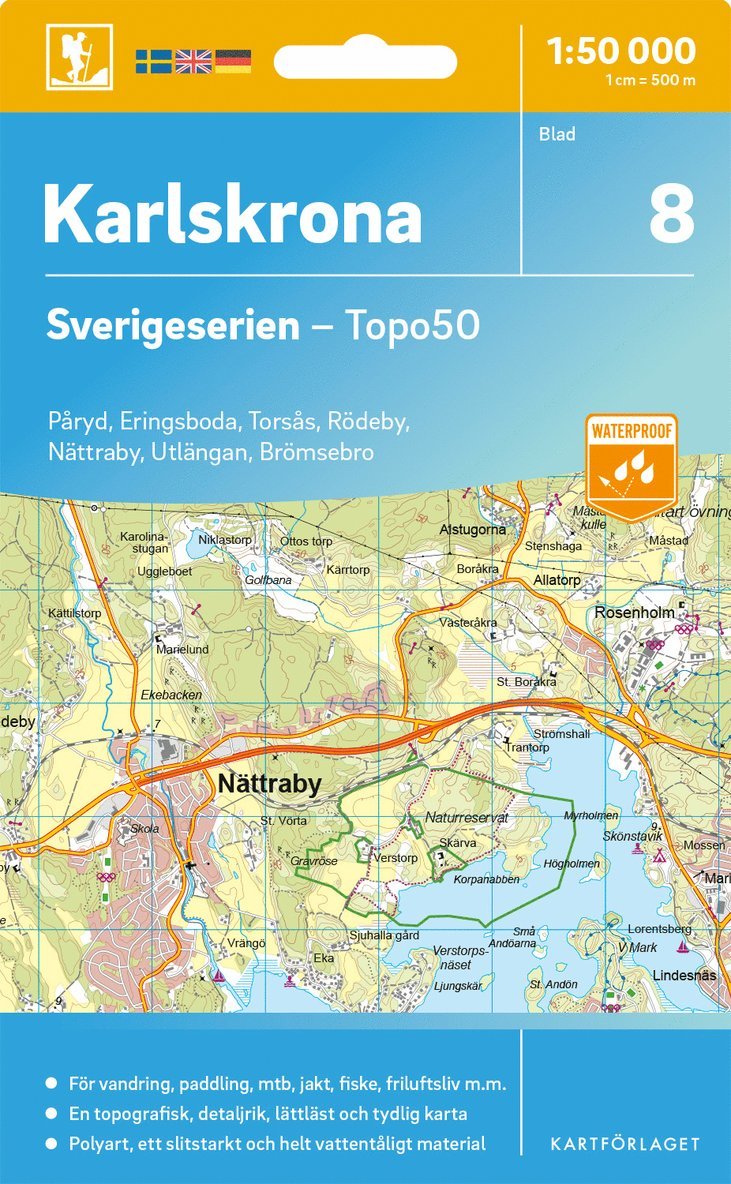 8 Karlskrona Sverigeserien Topo50 1