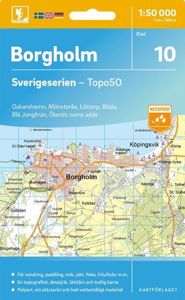 bokomslag 10 Borgholm Sverigeserien Topo50