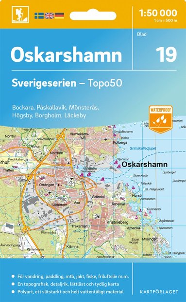 bokomslag 19 Oskarshamn Sverigeserien Topo50