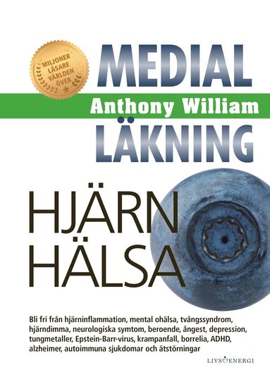Anthony William - Hjärnhälsa, Inbunden