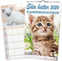 bokomslag Söta katter Planeringskalender 2024