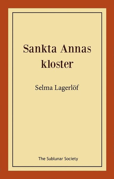 bokomslag Sankta Annas kloster