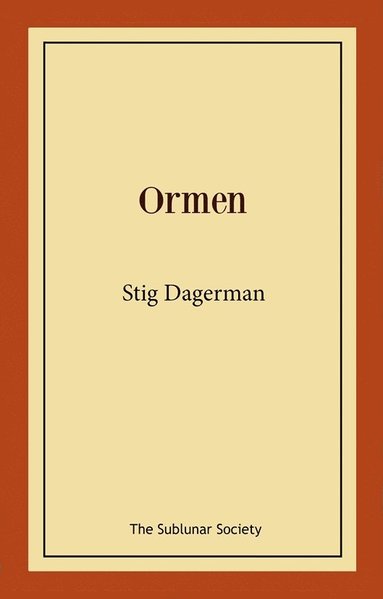 bokomslag Ormen