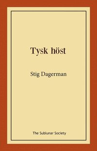 bokomslag Tysk höst