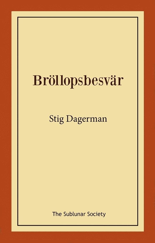 Bröllopsbesvär 1