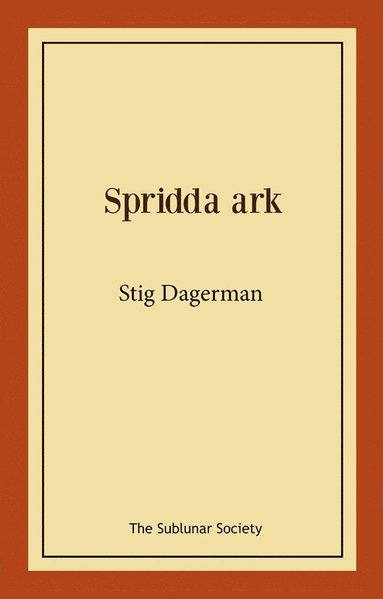 bokomslag Spridda ark