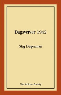 bokomslag Dagsverser 1945