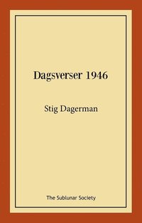 bokomslag Dagsverser 1946