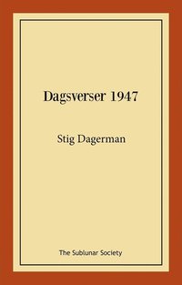 bokomslag Dagsverser 1947