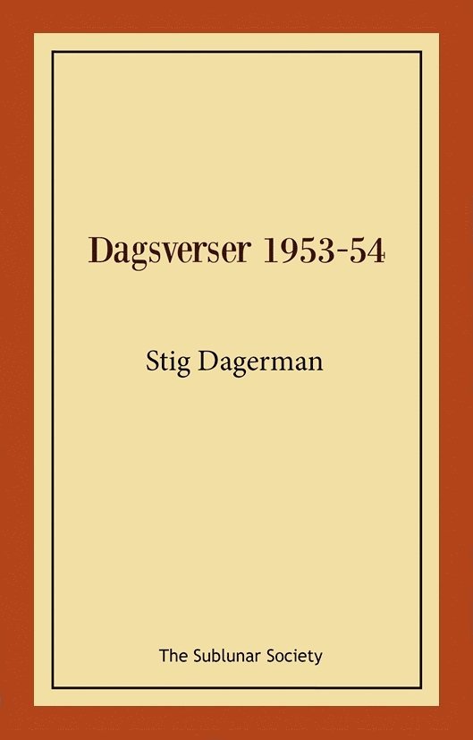 Dagsverser 1953-54 1