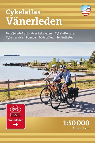 bokomslag Cykelatlas Vänerleden 1:50.000