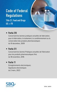 bokomslag Code of federal regulations. Title 21, Food and drugs (21CFR210-211-11 EN/FR)