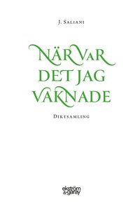 bokomslag När var det jag vaknade