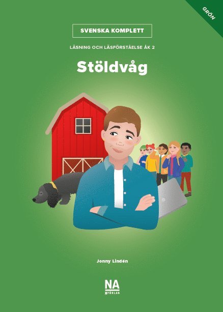 Svenska Komplett - Läsning och läsförståelse åk 2 - Stöldvåg grön bok 1
