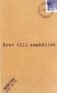 bokomslag Brev till samhället