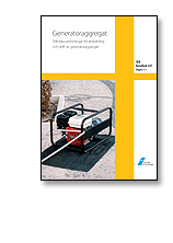 bokomslag SEK Handbok 447 - Generatoraggregat - Tekniska anvisningar för anslutning och drift av generatoraggregat