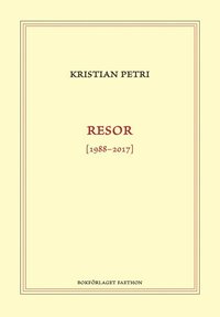 bokomslag Resor [1988-2017]