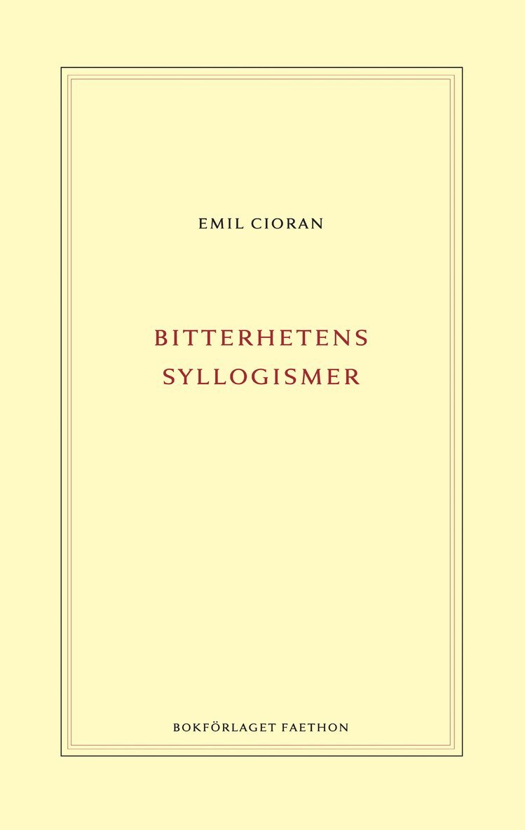 Bitterhetens syllogismer