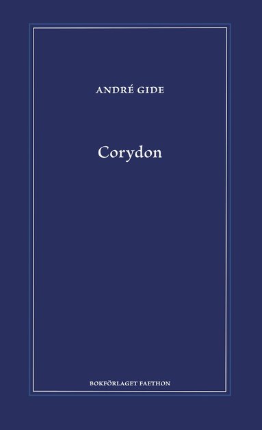 André Gide - Corydon, Inbunden
