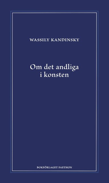 Wassily Kandinsky - Om det andliga i konsten, Inbunden