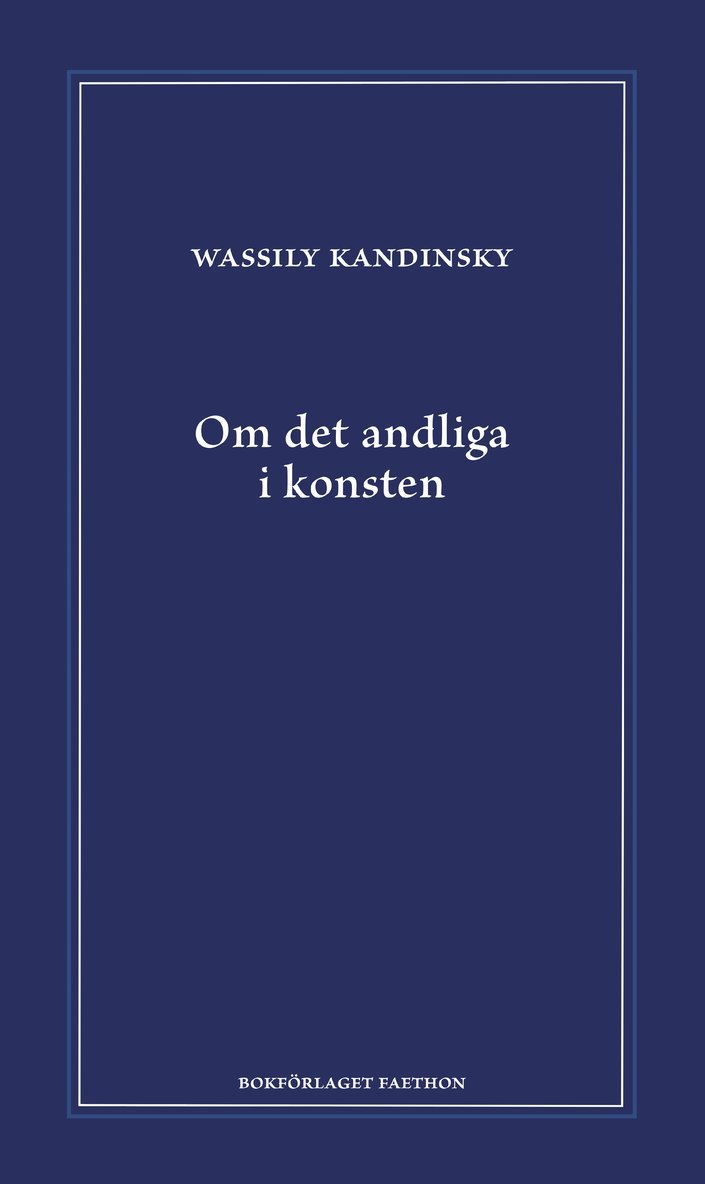 Om det andliga i konsten