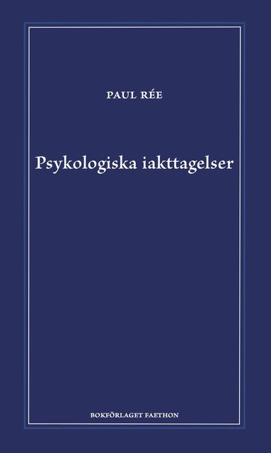 bokomslag Psykologiska iakttagelser