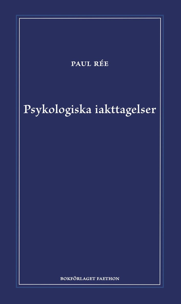 Psykologiska iakttagelser