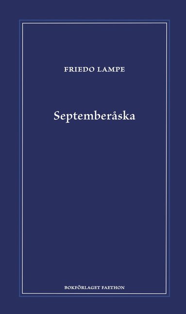 bokomslag Septemberåska