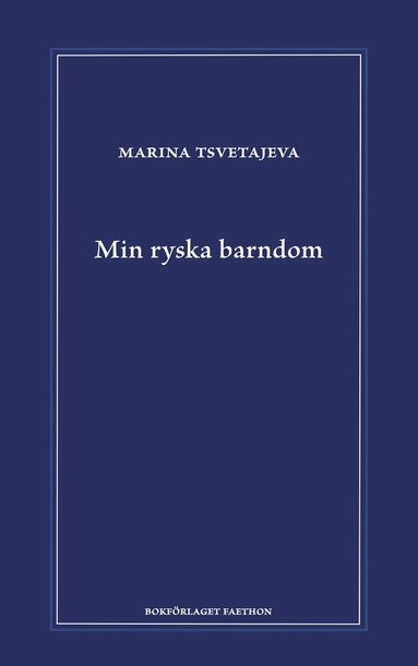 bokomslag Min ryska barndom