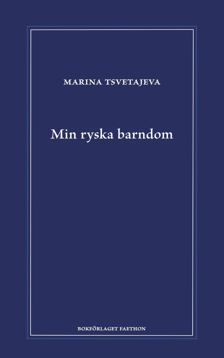 Min ryska barndom 1