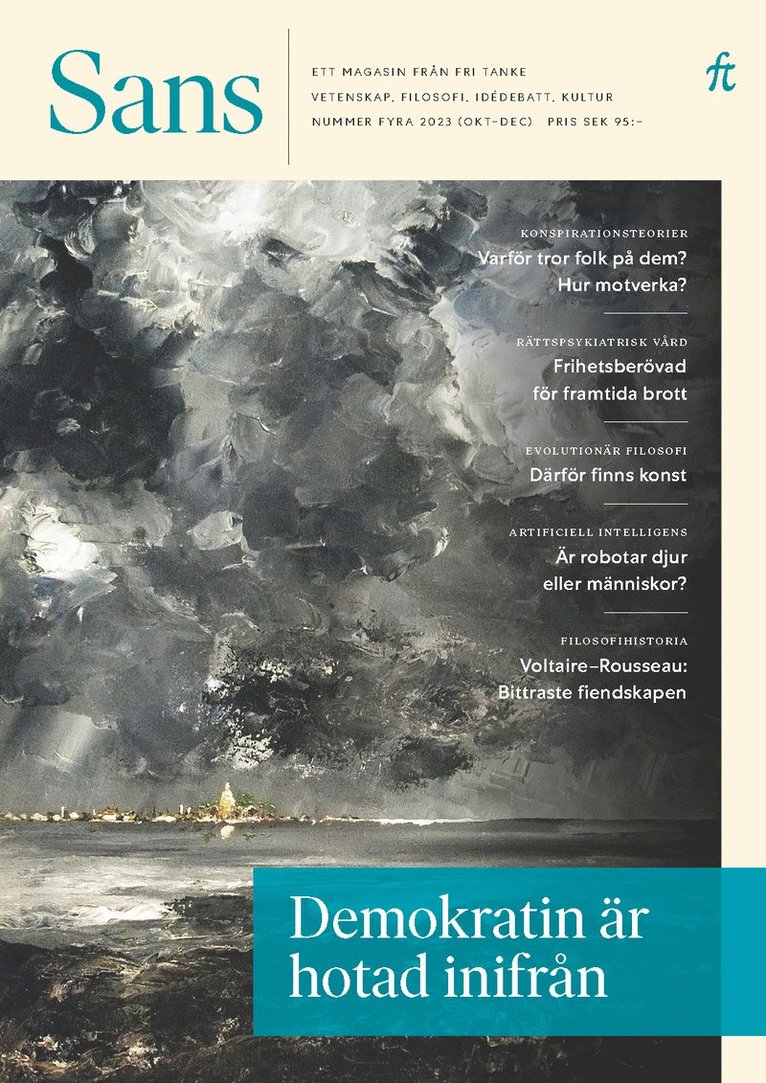 Sans 4/2023. Demokratin är hotad inifrån, Häftad