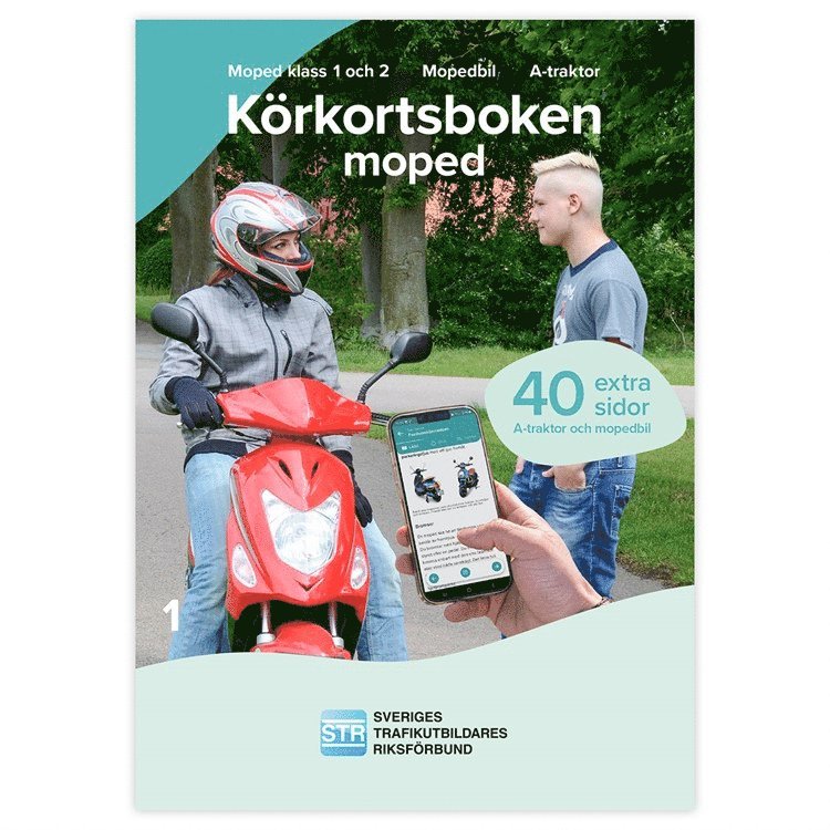 Körkortsboken™ Moped, Inbunden