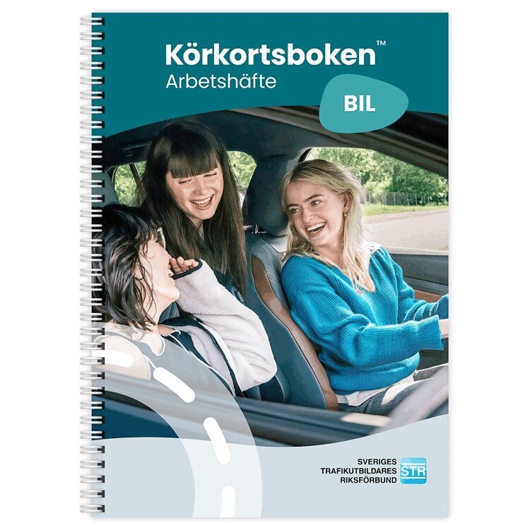 Körkortsboken™ bil arbetshäfte, Häftad