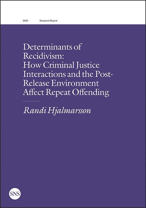 Determinants of Recidivism 1