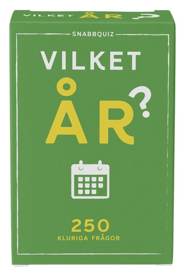 Vilket år?