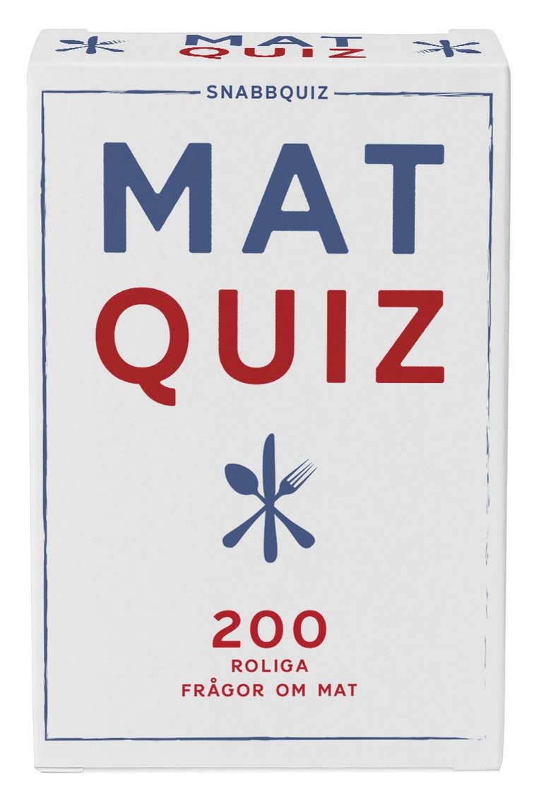 Matquiz - Snabbquiz, Övrigt