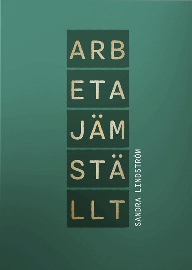 Sandra Lindström - Arbeta jämställt, Häftad