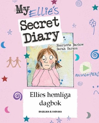 Henriette Barkow - Ellies hemliga dagbok (engelska och svenska), Häftad