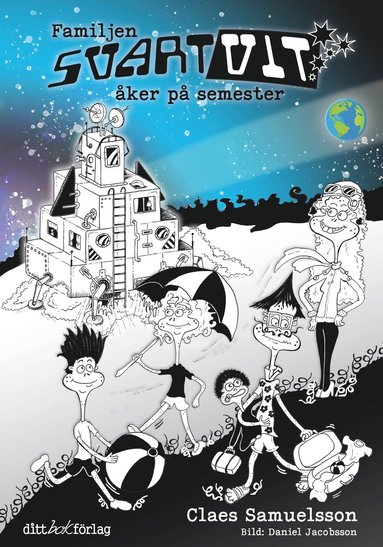 bokomslag Familjen Svartvit åker på semester