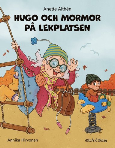bokomslag Hugo och mormor på lekplatsen