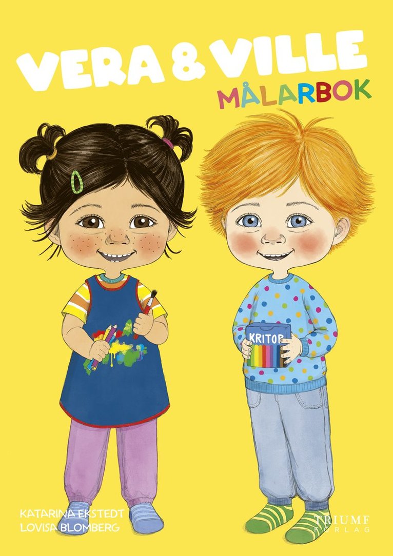 Vera och Ville. Målarbok 1