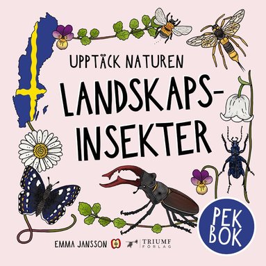 Emma Jansson - Landskapsinsekter - pekbok, Inbunden
