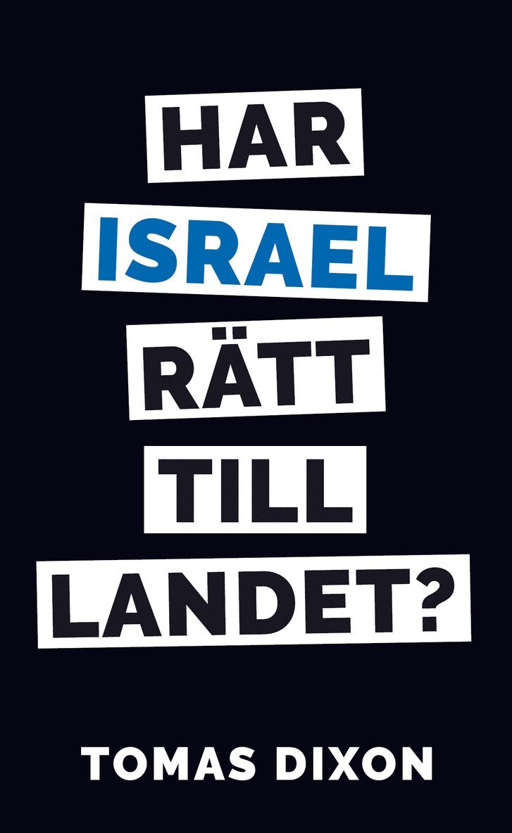 Har Israel rätt till landet? 1