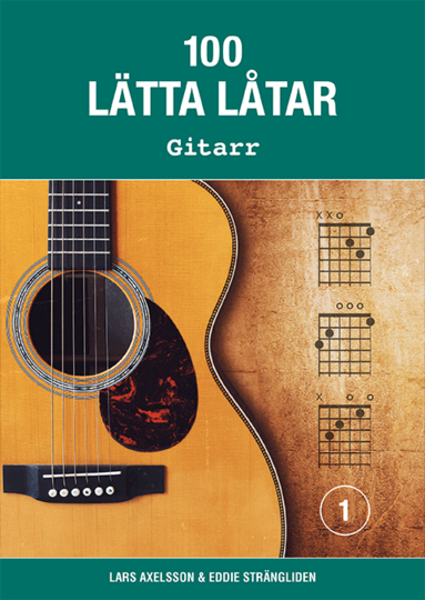 100 lätta låtar gitarr 1, Häftad