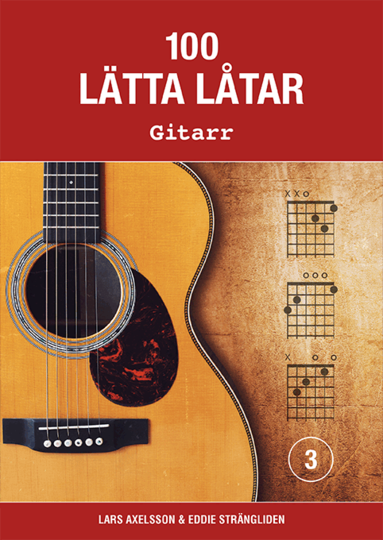 100 lätta låtar gitarr 3, Häftad