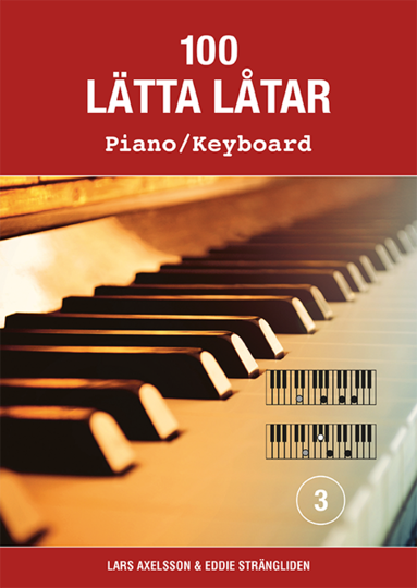 bokomslag 100 lätta låtar piano/keyboard 3