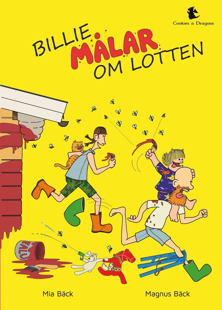 Mia Bäck - Billie målar om lotten, Kartonnage
