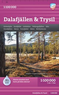 bokomslag Dalafjällen & Trysil 1:100000